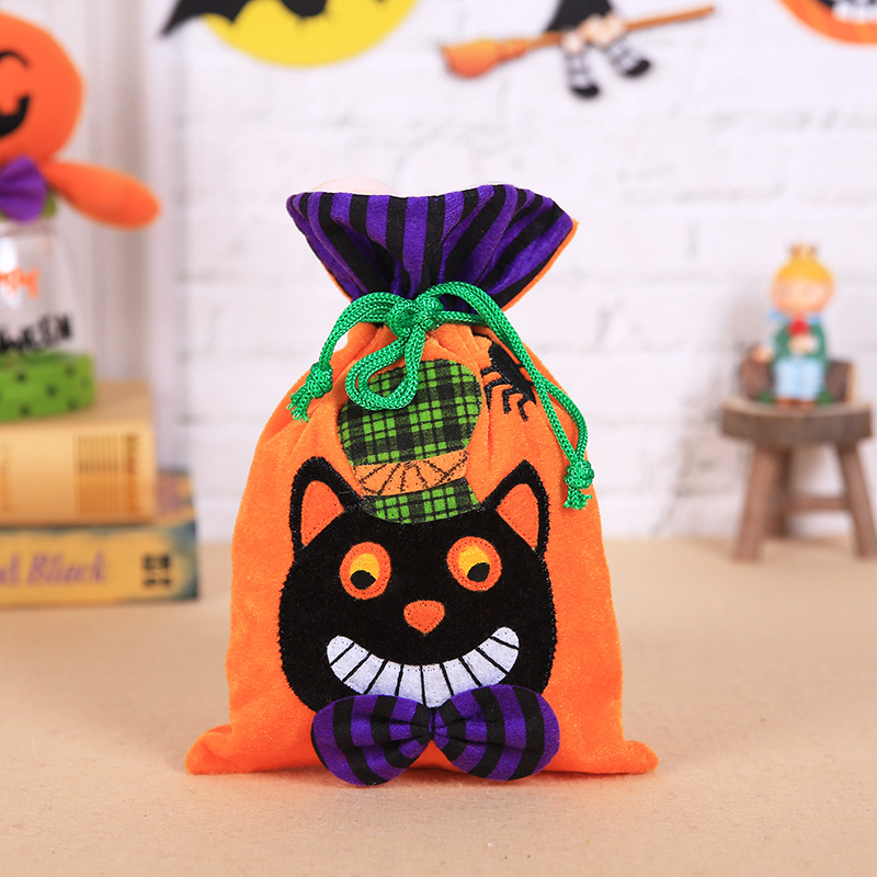 Halloween Drawstring Bags, Trick Or Treat Gift Bags 4