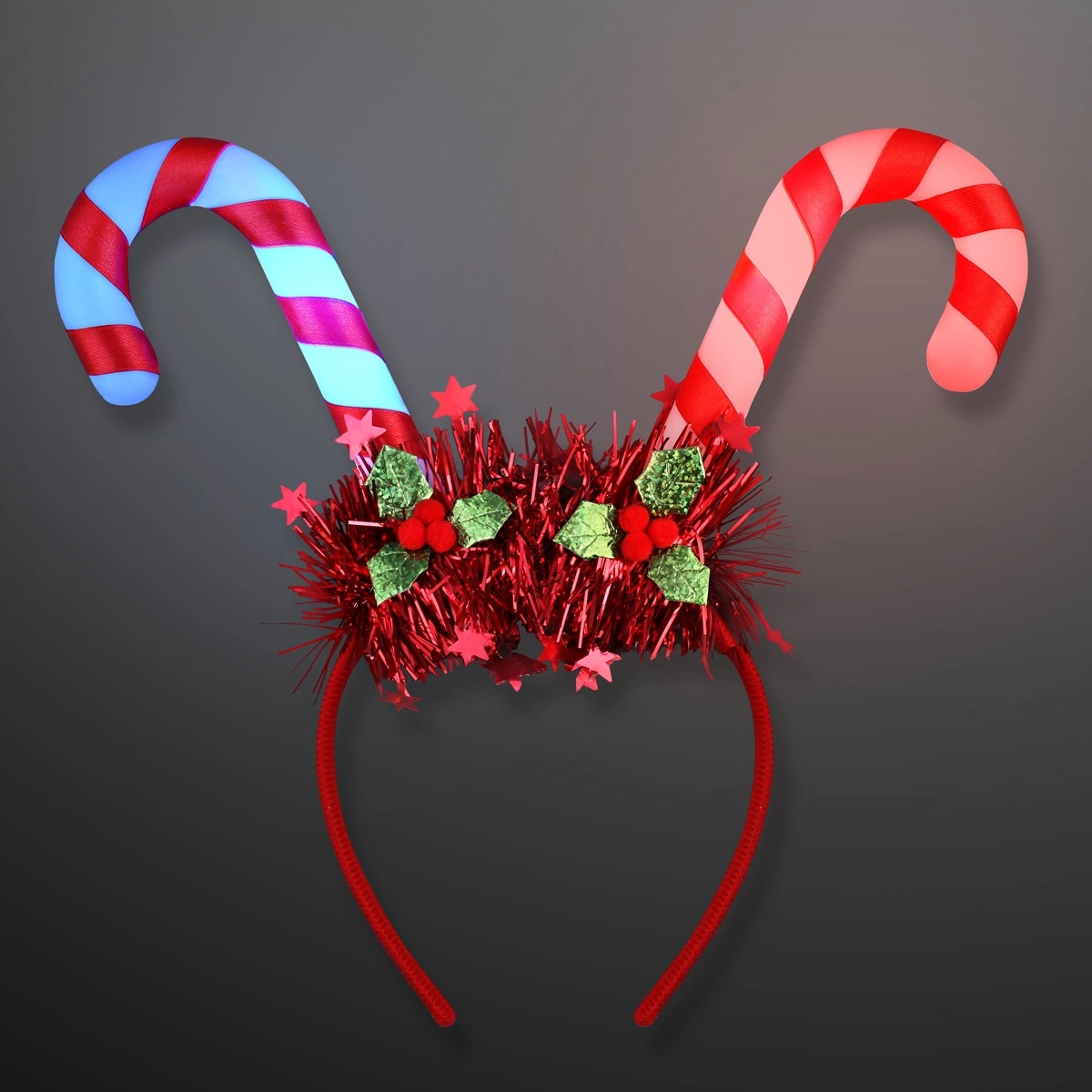 Blinky Candy Cane Headband 2