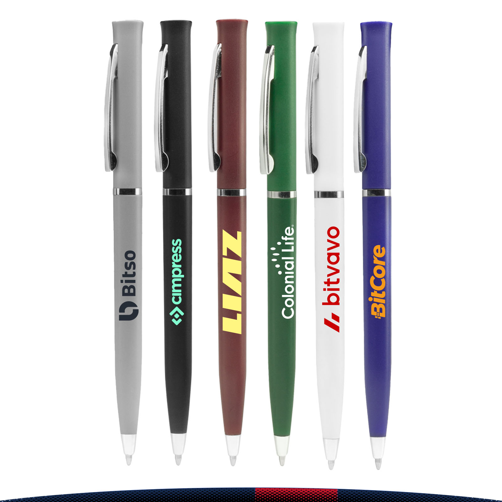 Sevinc Twist Action Plastic Pens 8