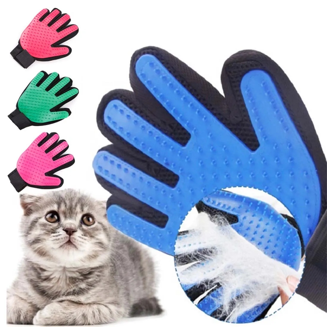 Pet Grooming Glove Brush 3
