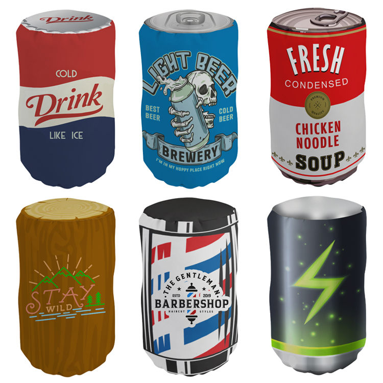 Beer Can Shaped Sublimated Pillow 7