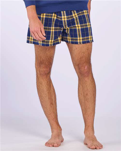 Men's Double Brushed Flannel Boxers - BM6701 2