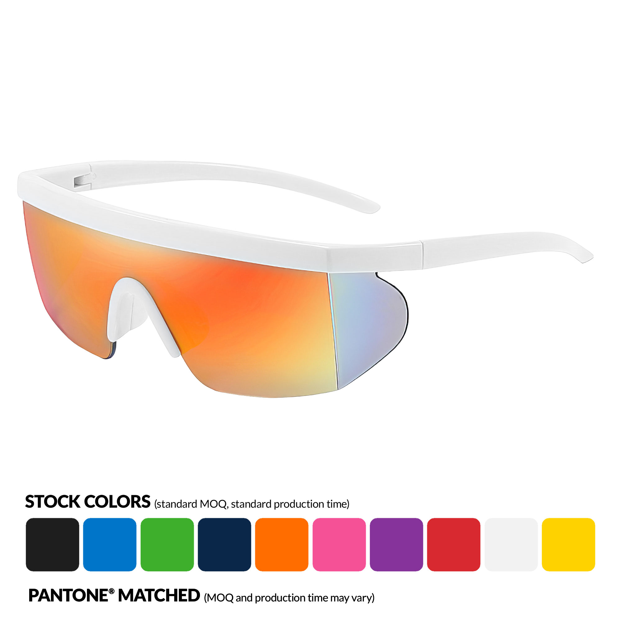 Sport Mask Mirror Sunglasses 14