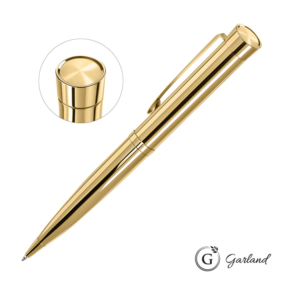 Garland® Executive Signature Custom Emblem Twist Pen - Gold 6