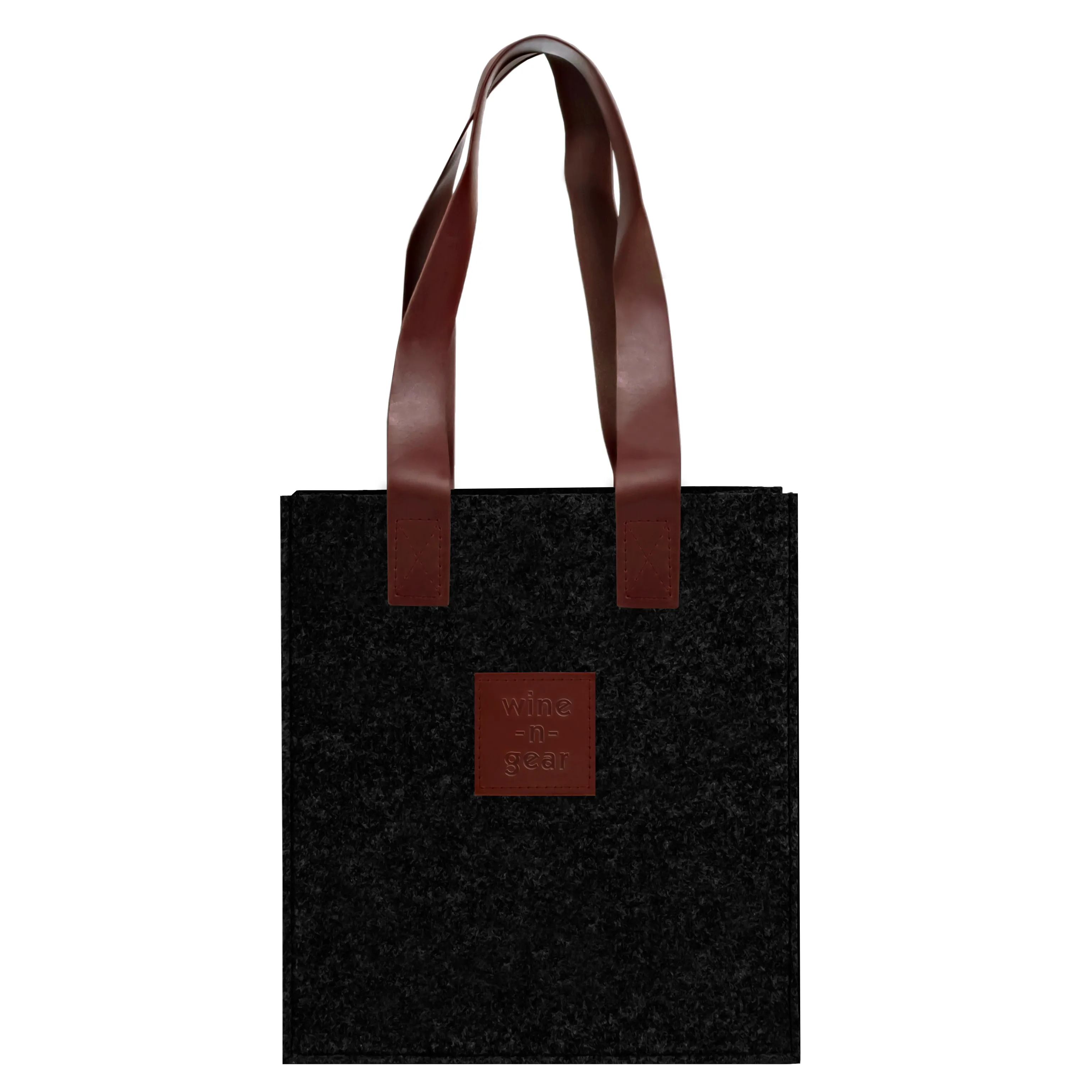 3-Bottle Felt Wine Tote 17