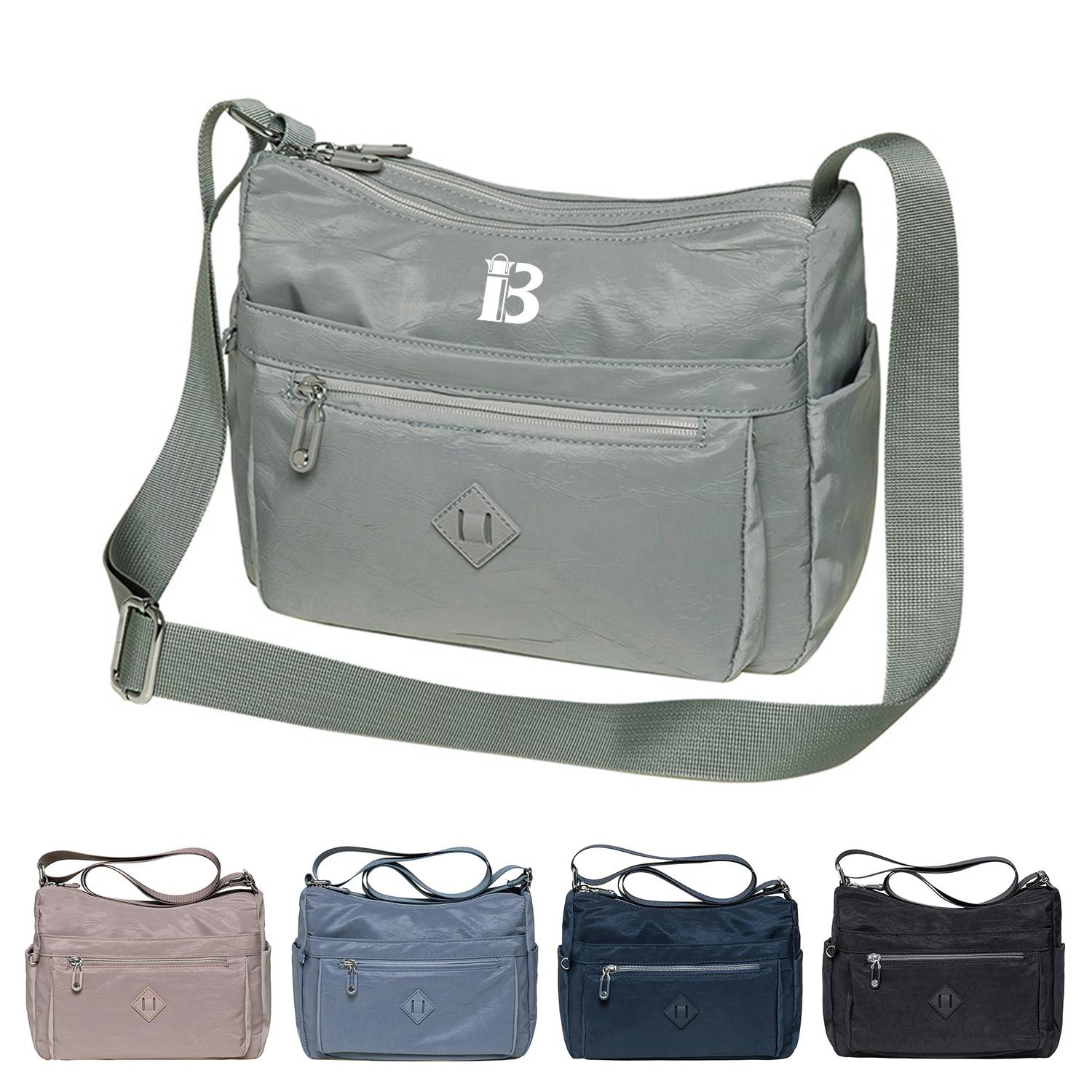 Polyester Square Minimalist Crossbody Bag 6