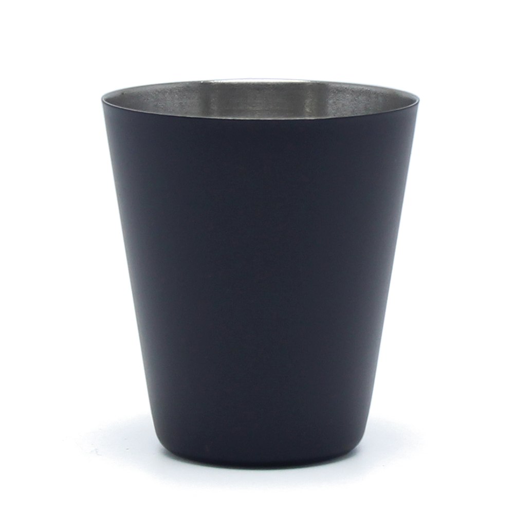 1.5oz Stainless Steel Black Shot Glass 1