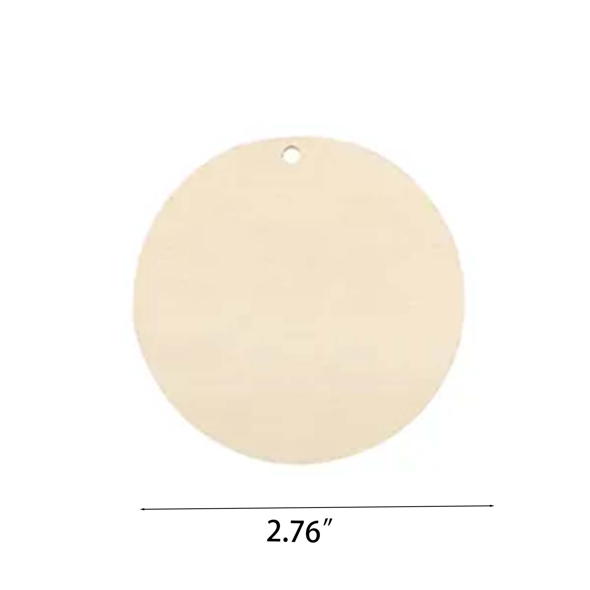 Round Wooden Ornaments 3