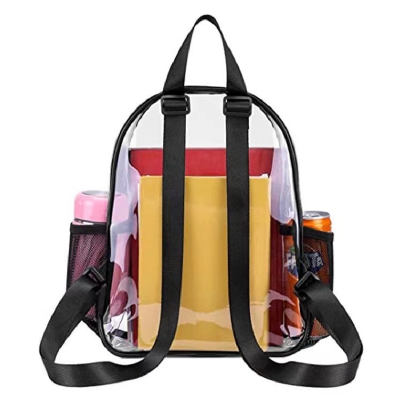 Custom Stadium Approved Clear PVC Backpack 2