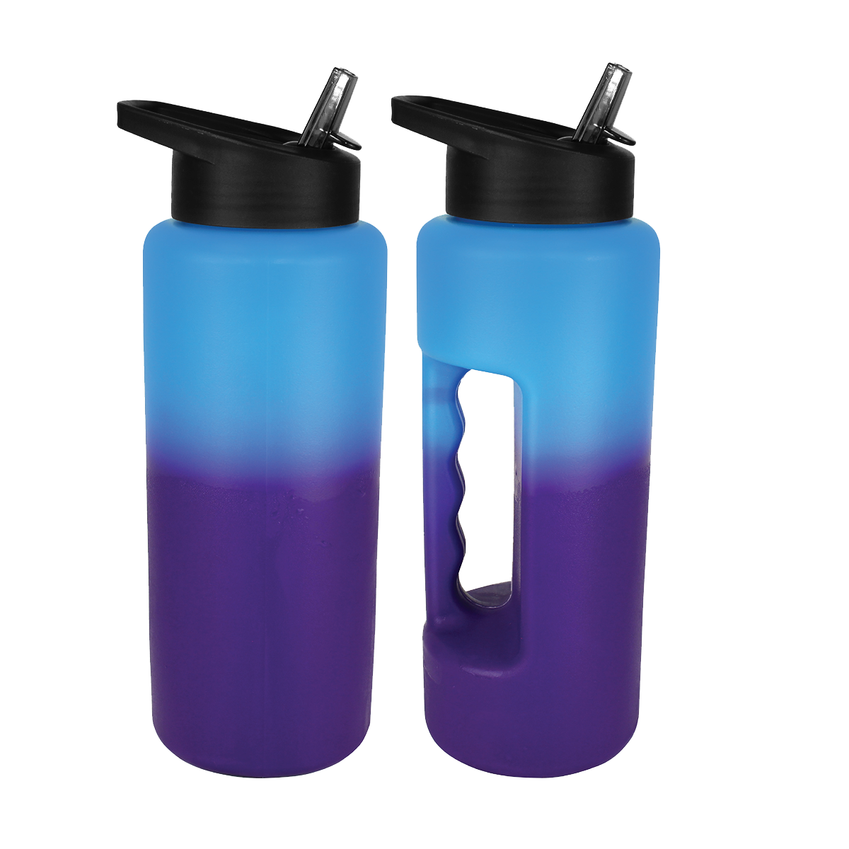 Mood 32 oz. Grip Bottle with Straw Cap Lid 2