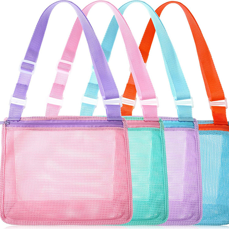 Beach Toy Mesh Beach Bag / Adjustable Straps 12