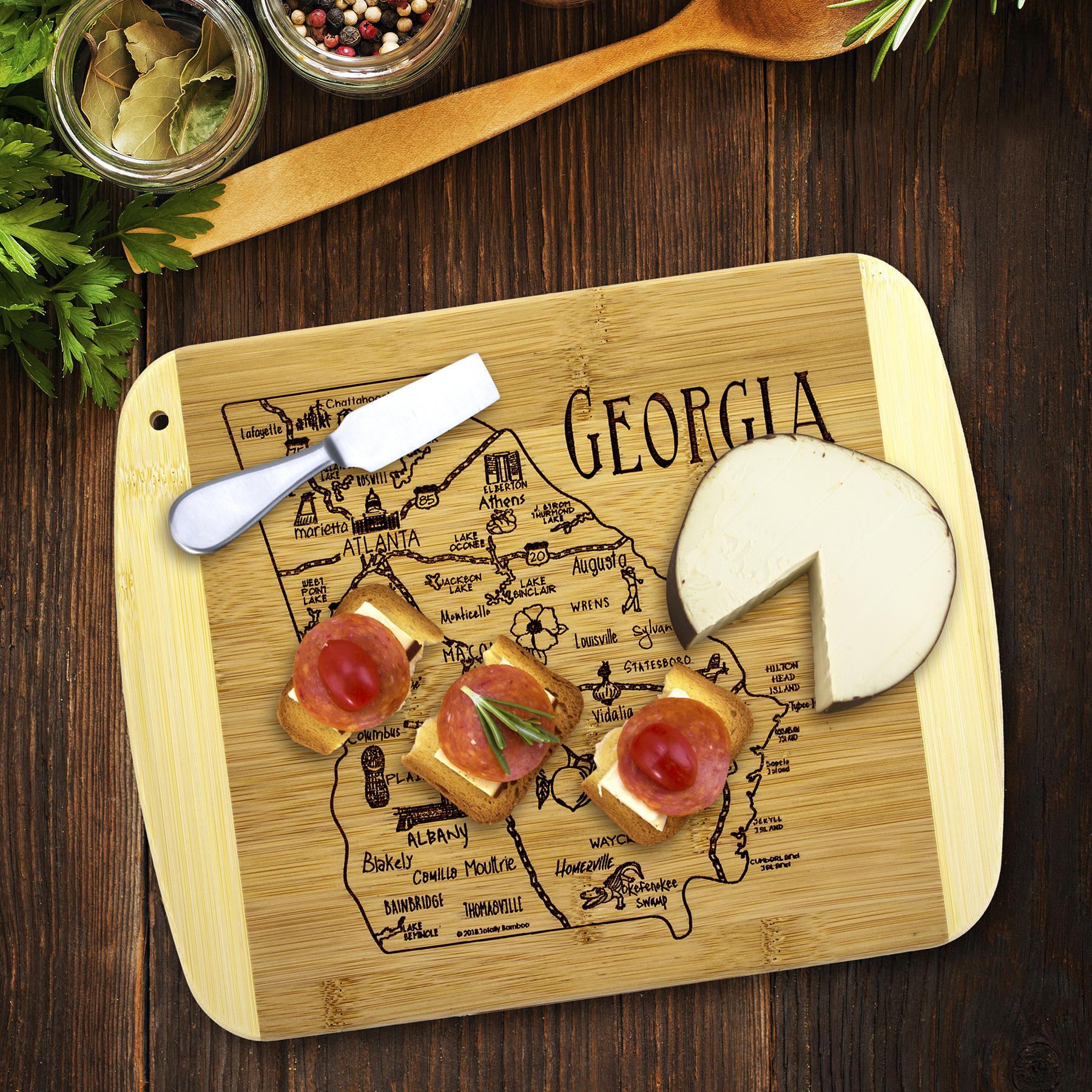 A Slice of Life Georgia Serving & Cutting Board 4