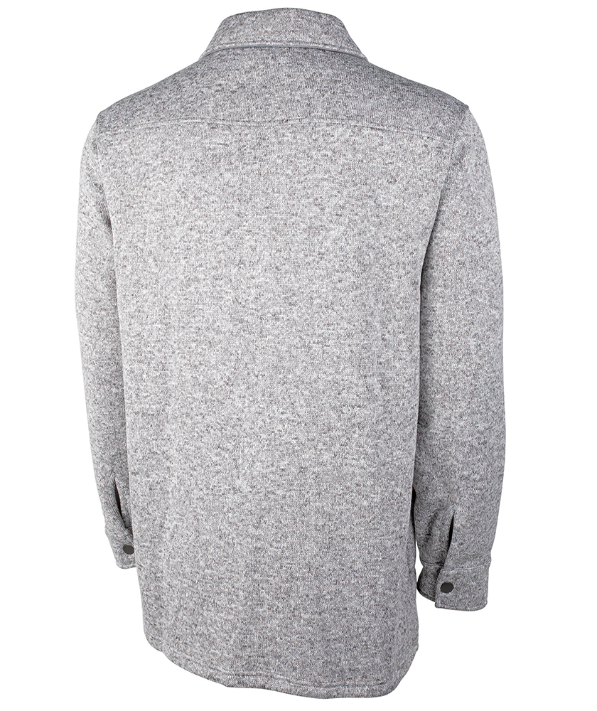 Heathered Fleece Snap Shacket 72