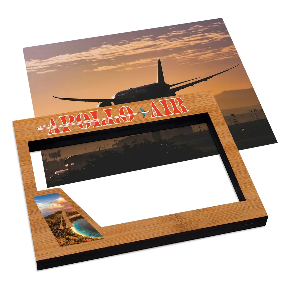 Ultra Vivid Bamboo Magnet Frames