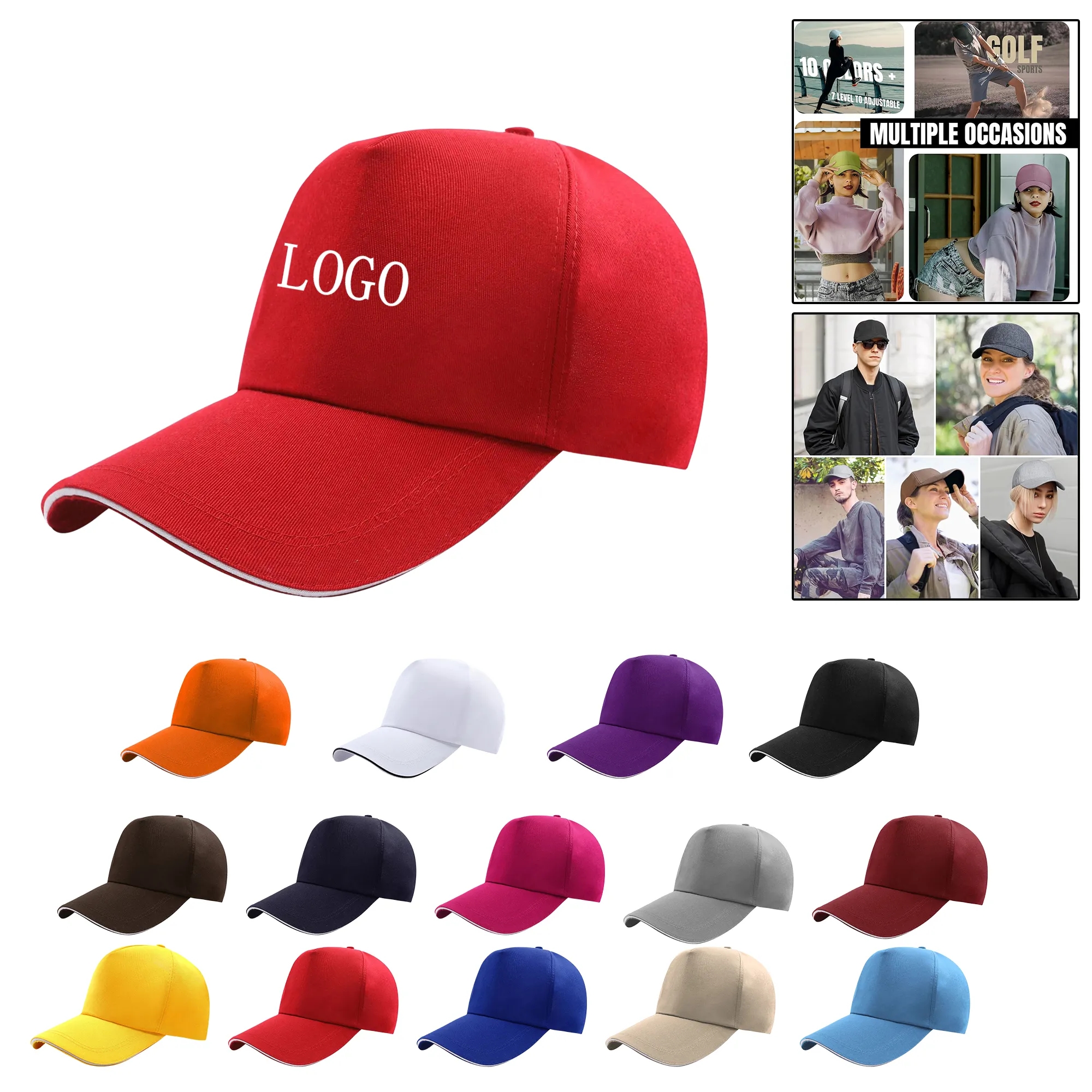 Outdoor Adjustable Size Baseball Cap 5