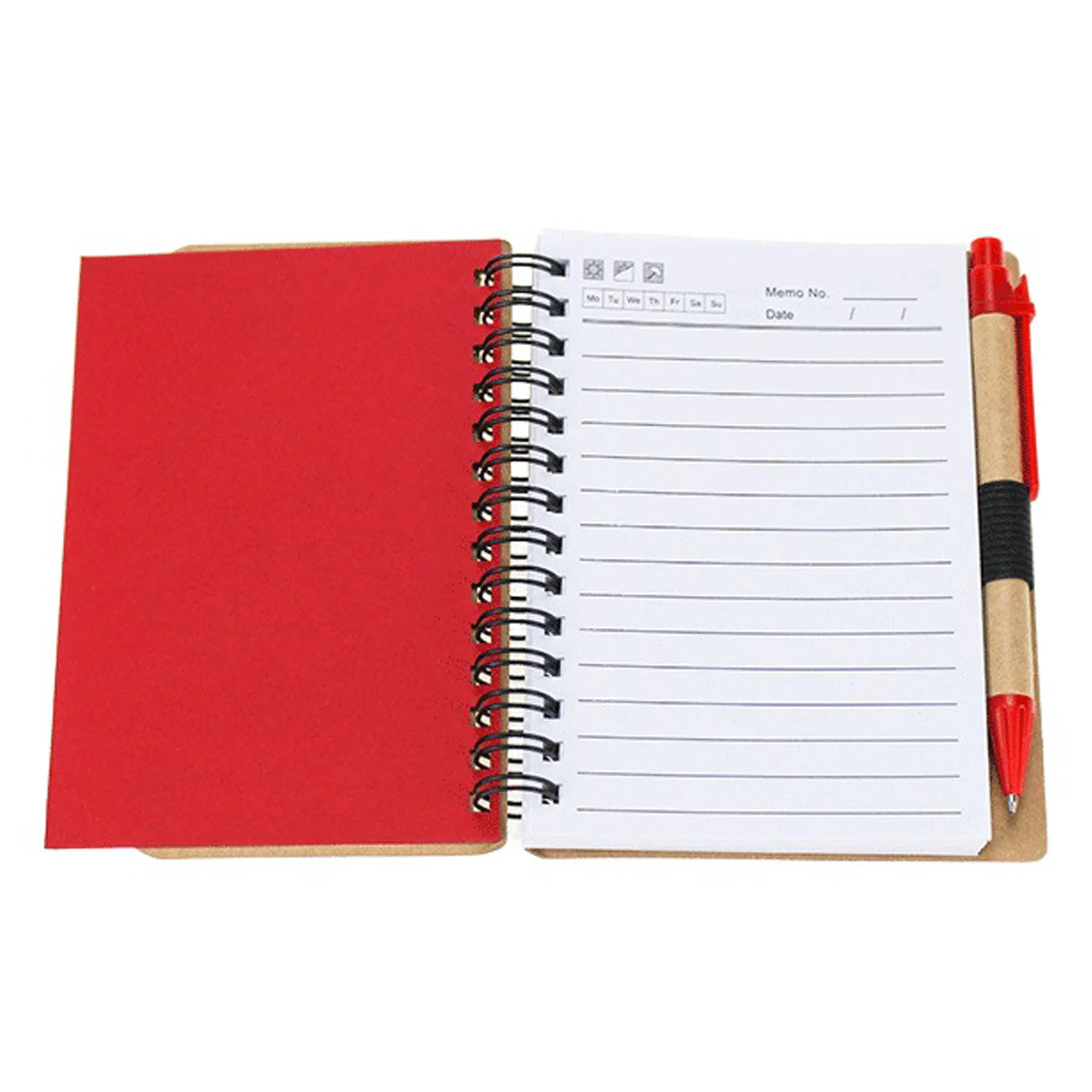 Brown Paper Notebook With Sticky Notes 4