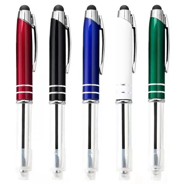 Mercury Stylus Metal Pen with Flashlight 7