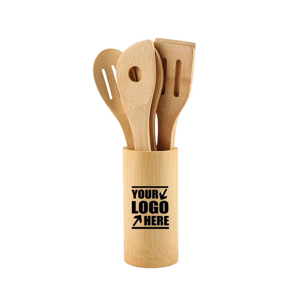 Wooden Bamboo Cooking Utensils Set 4