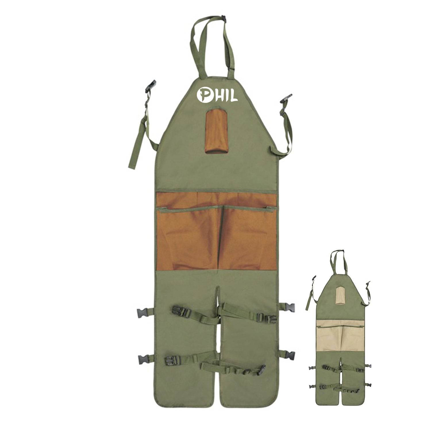 Wear-resistant Canvas Gardening Work Tool Apron 2