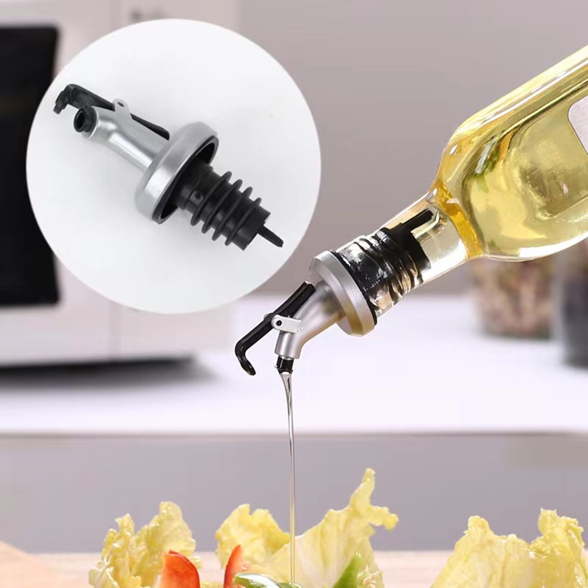 Cooking Oil And Vinegar Dispenser Bottle 2