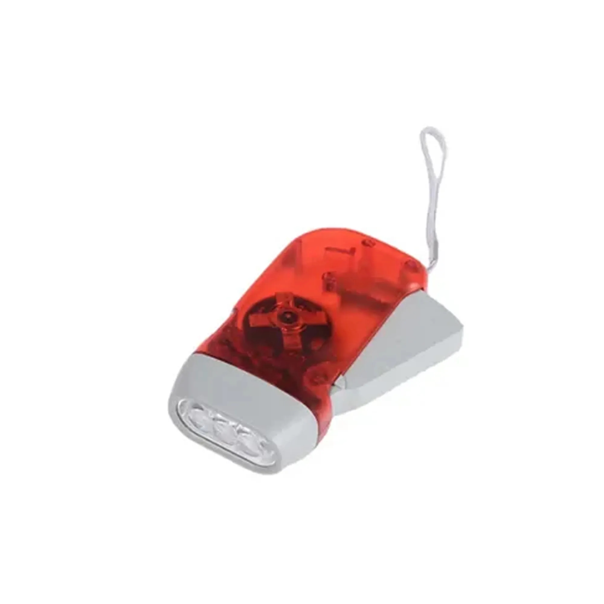 Hand-Crank LED Flashlight With Wrist Band 4