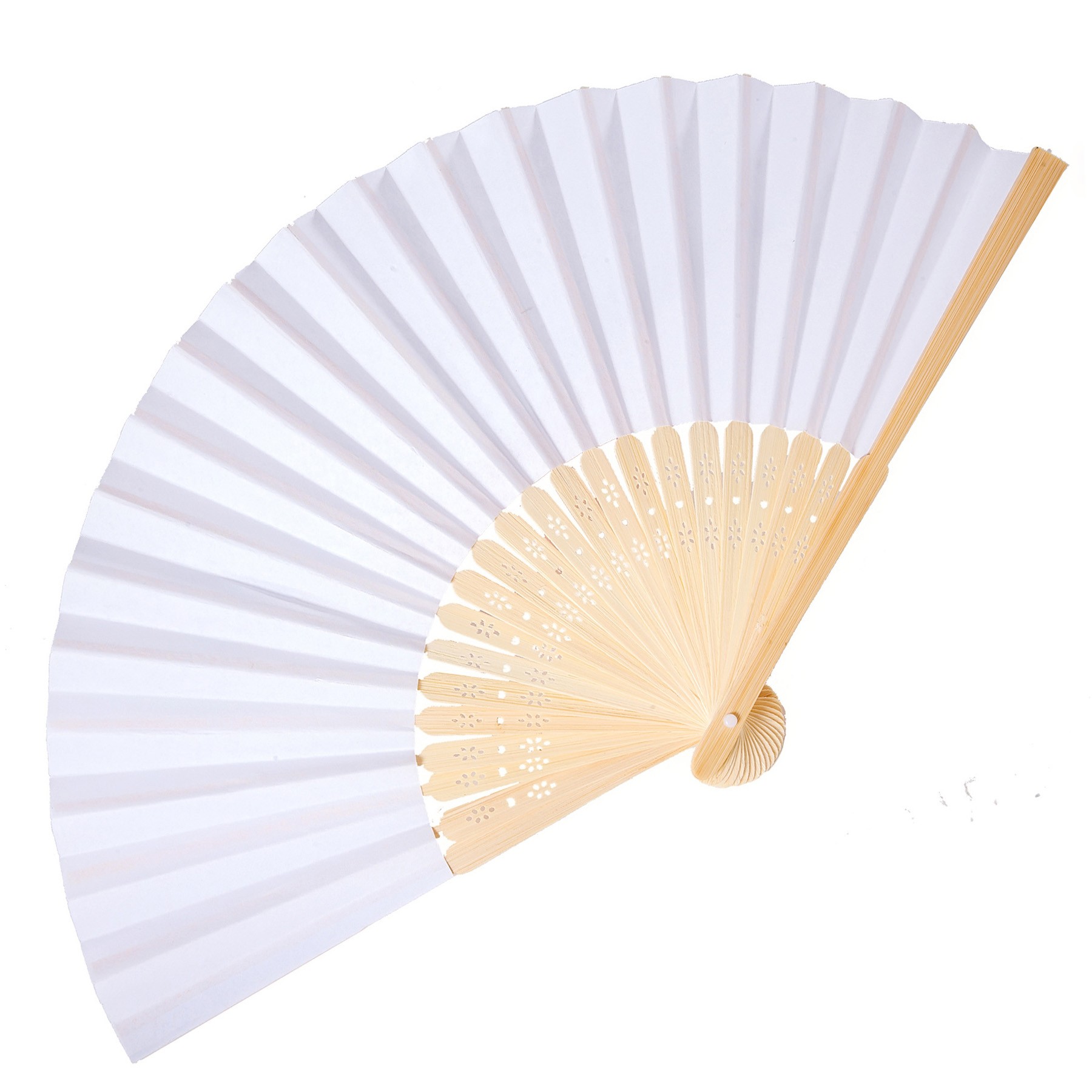 Folding Bamboo Paper Hand Fan 4