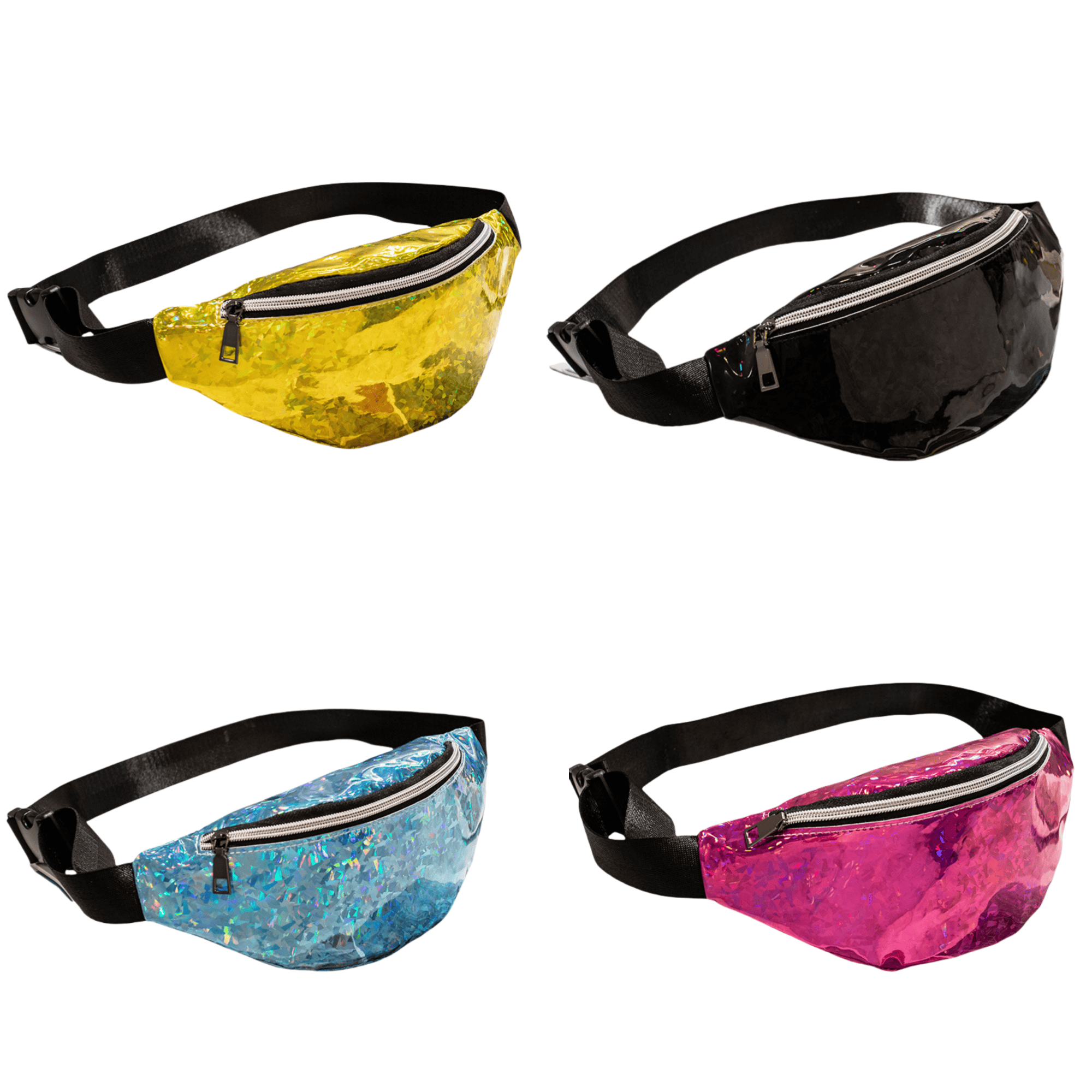 Shiny Multi-Wear Fashion Belt Bag 3