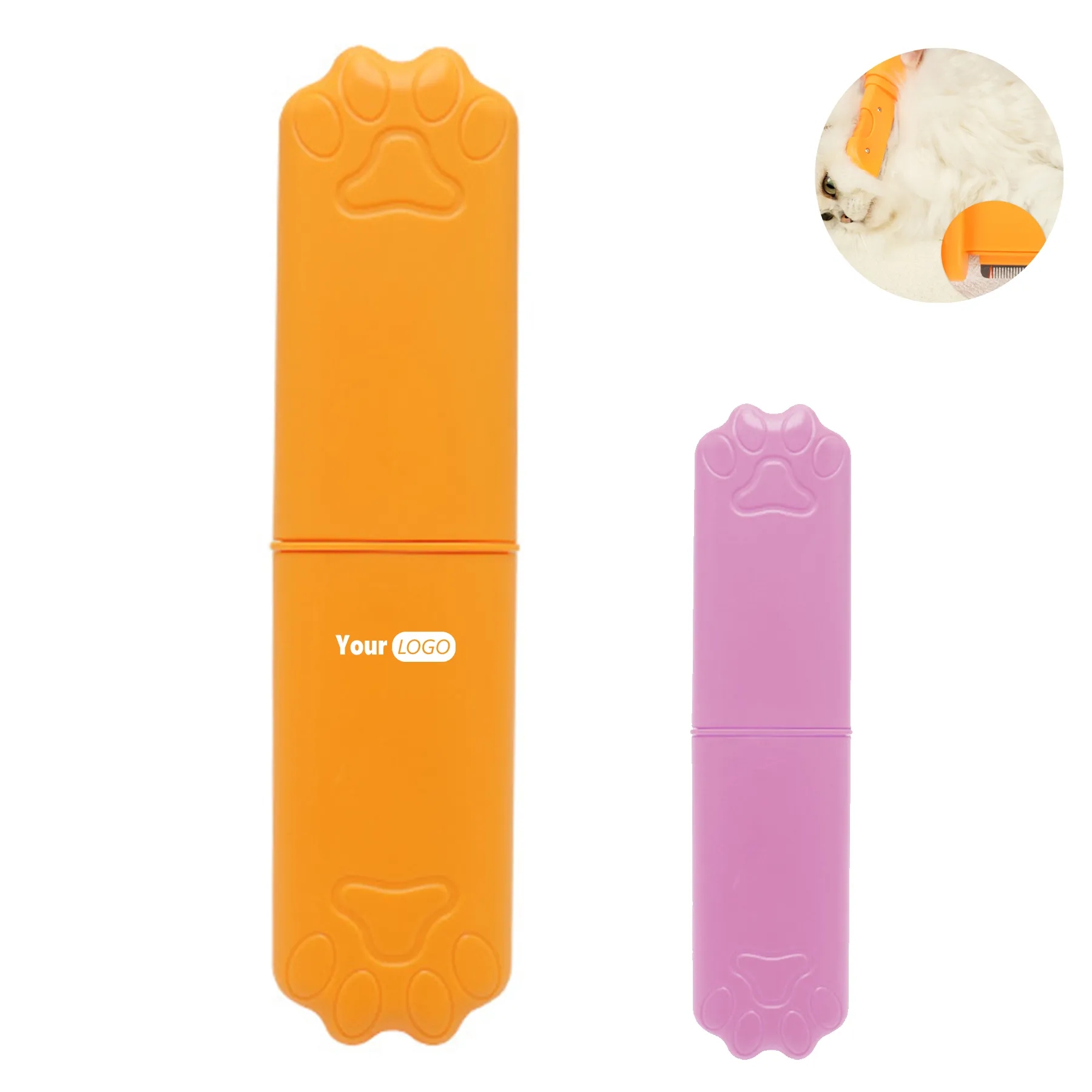 Plastic Pet Massage Comb HairPulling And Smoothing Hair 4