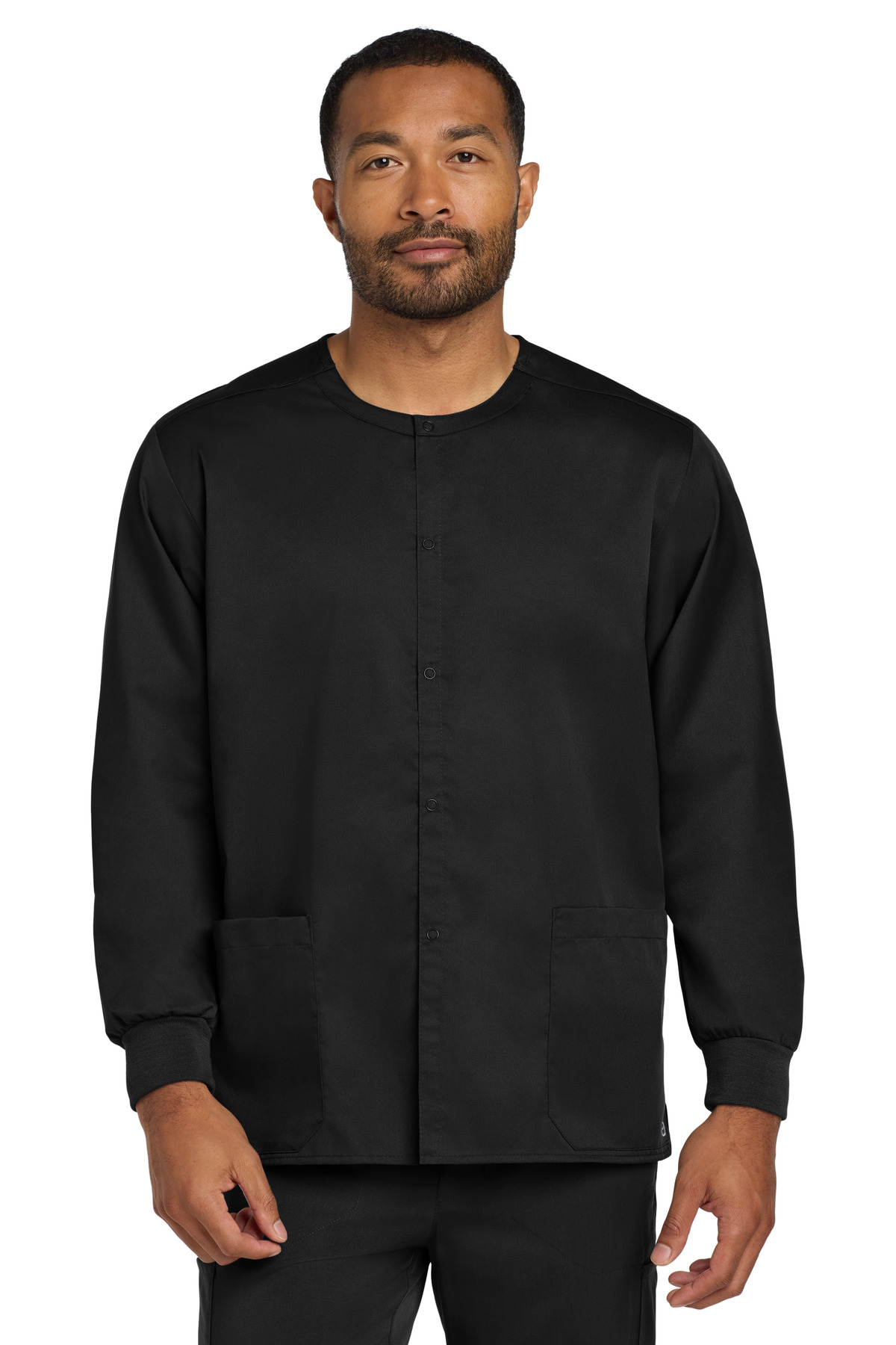 Wink® Unisex WorkFlex Snap-Front Scrub Jacket 20