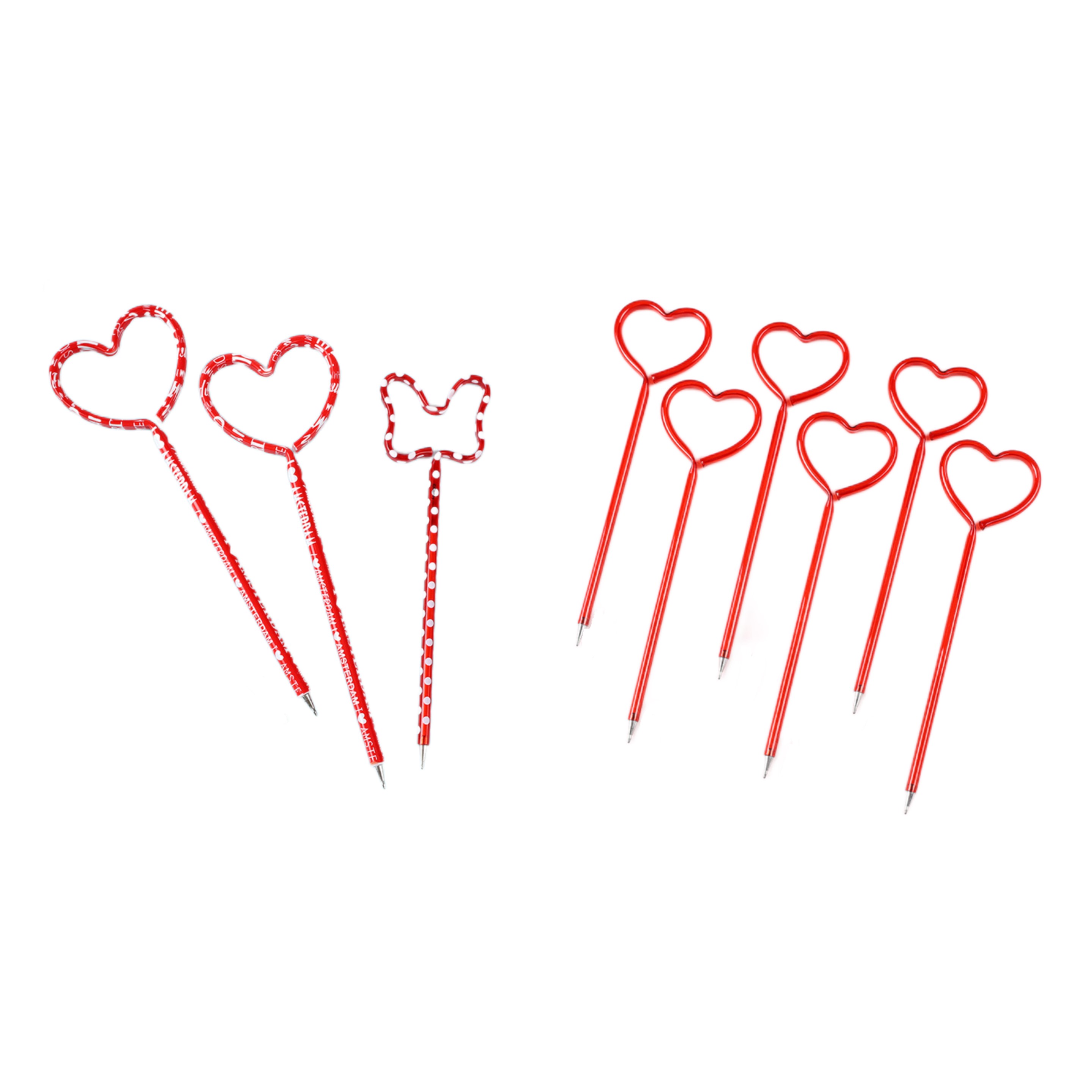 Ribbon Shaped Plastic Ball Pen (direct import) 2