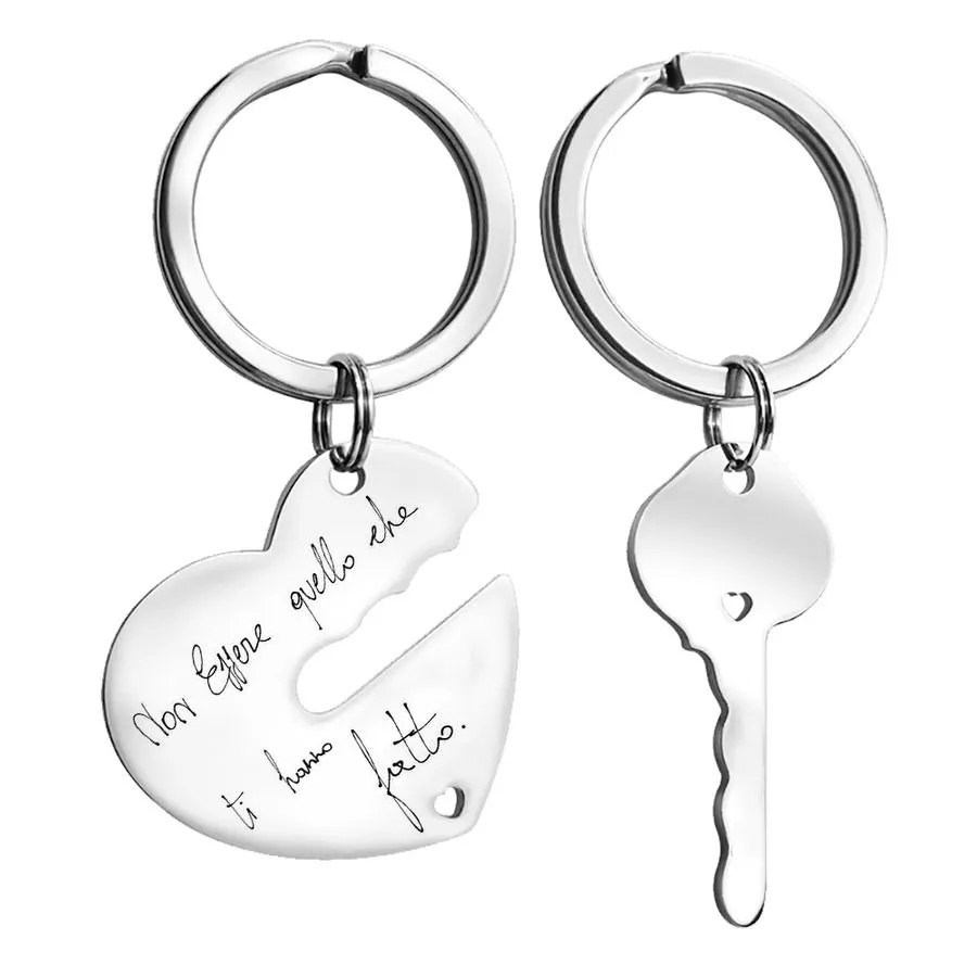 Metal Keychain for Couples 6