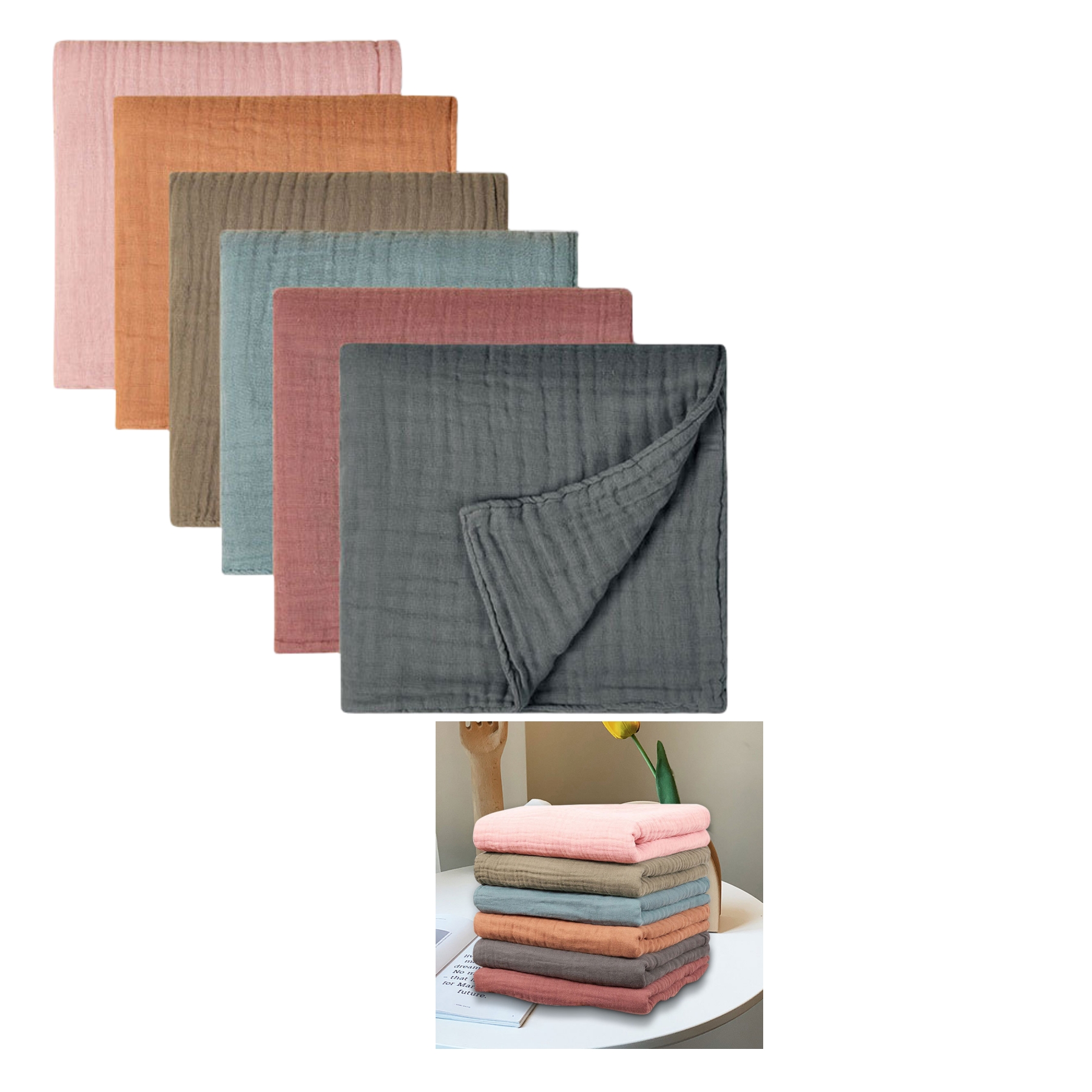Cotton Baby Bath Towels 2