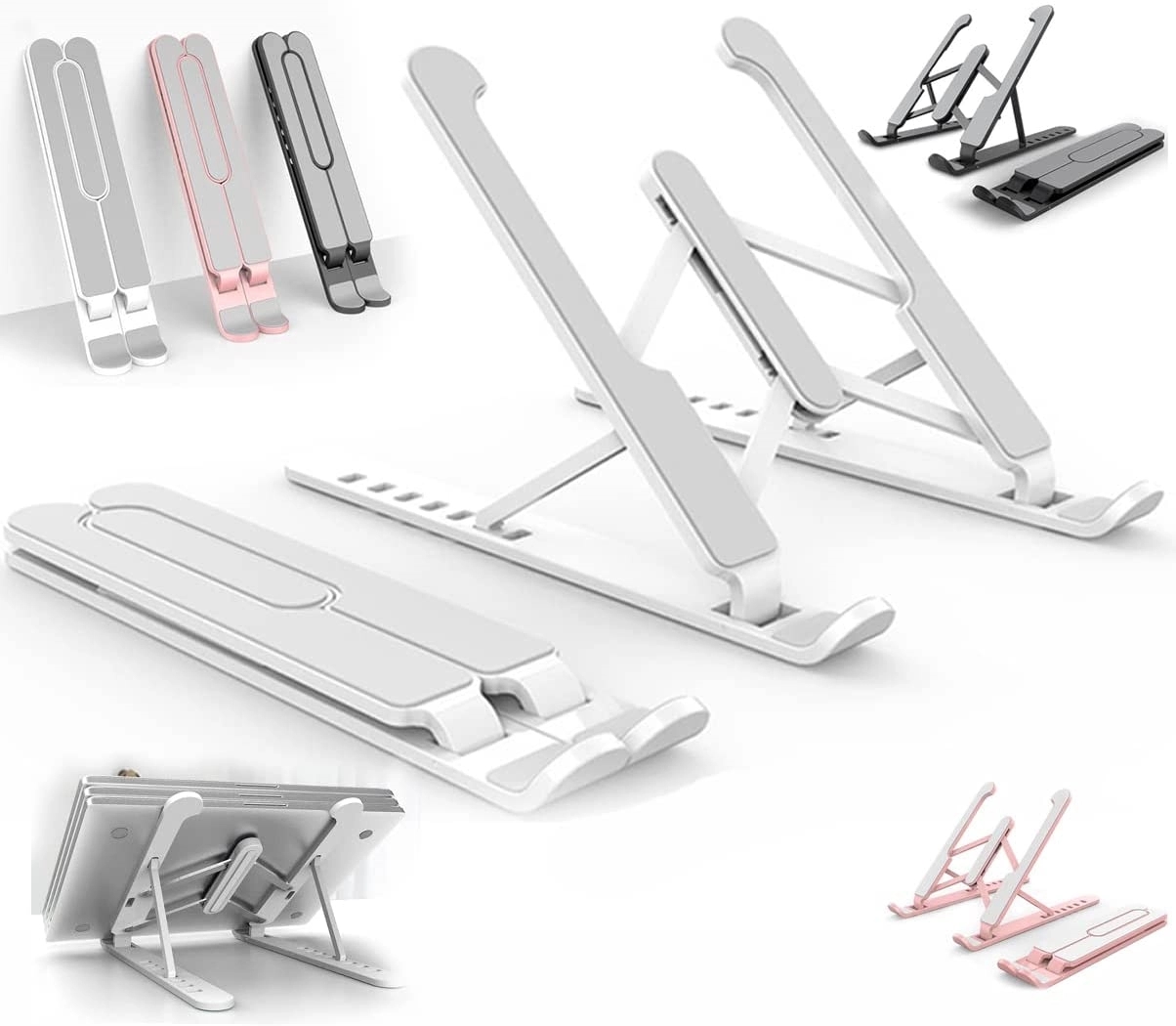 17-inch portable folding aluminum alloy computer bracket 3