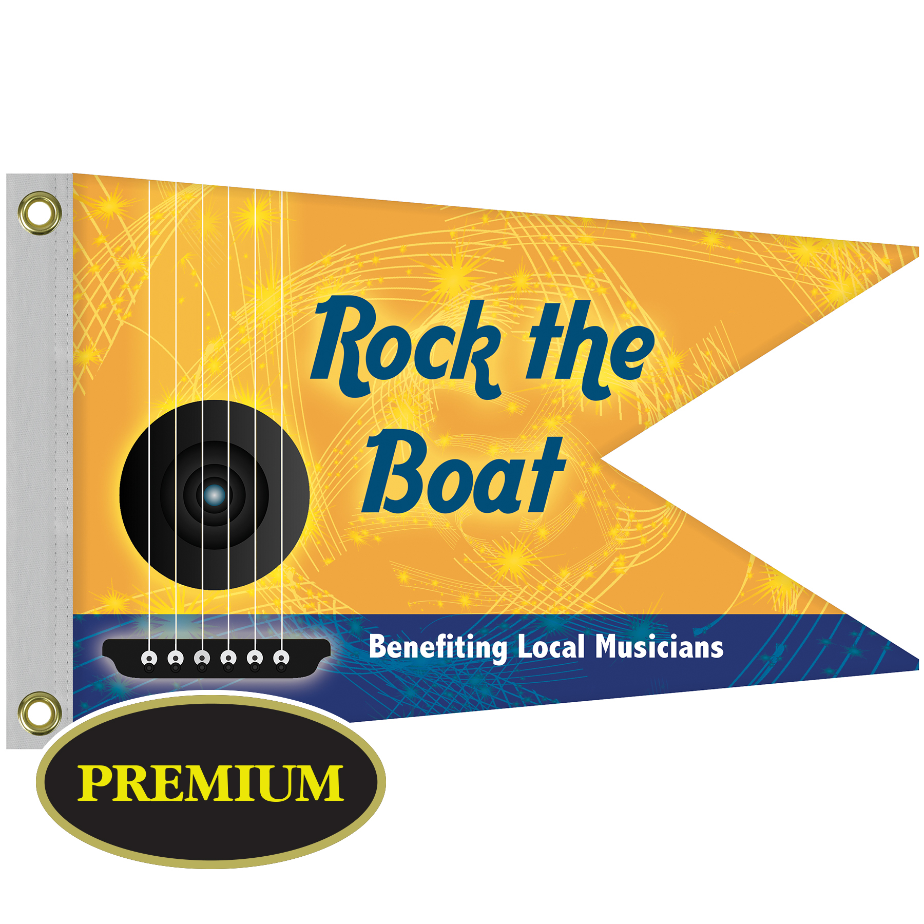 Single Reverse Knitted Polyester Swallowtail Boat Flag (16"x24") 19