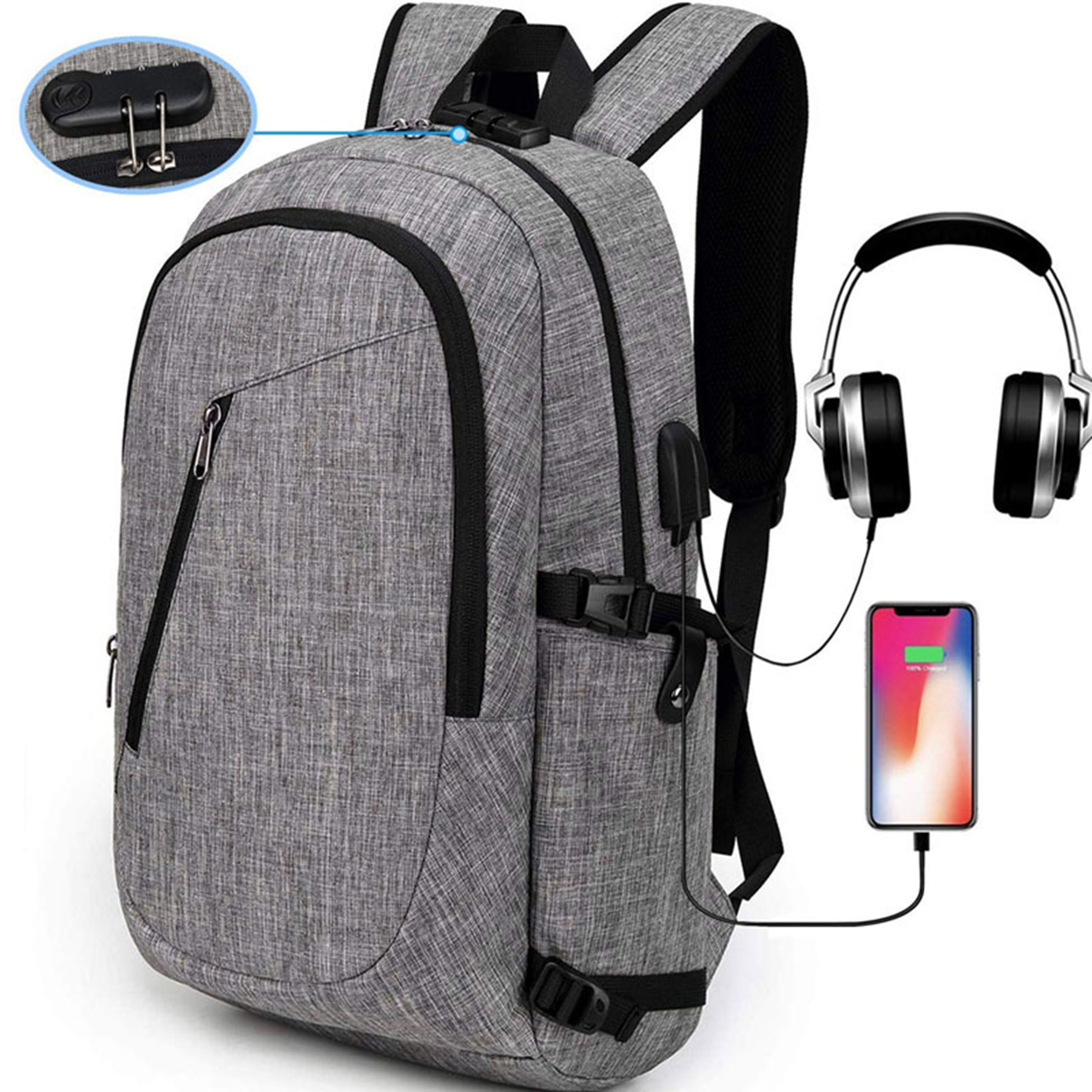 Cloth Laptop Backpack 2