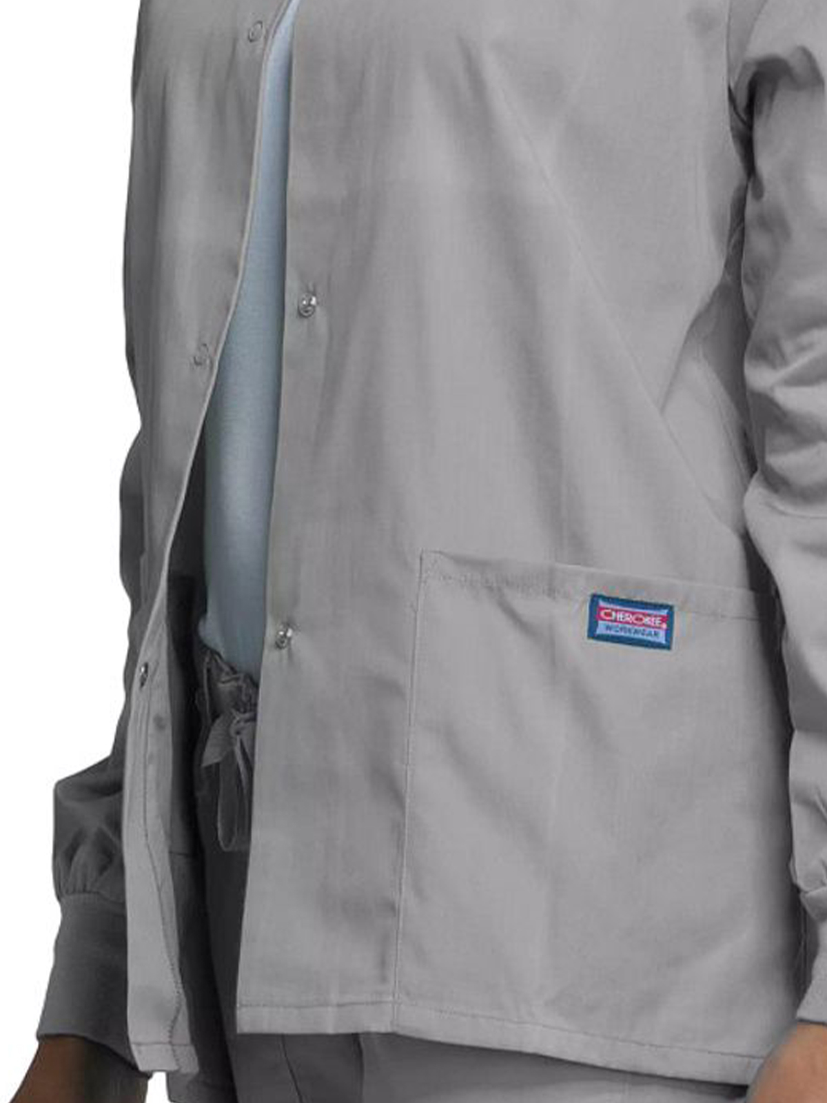 Cherokee - Workwear Originals - Women's 3-Pocket Snap Front Jacket 68