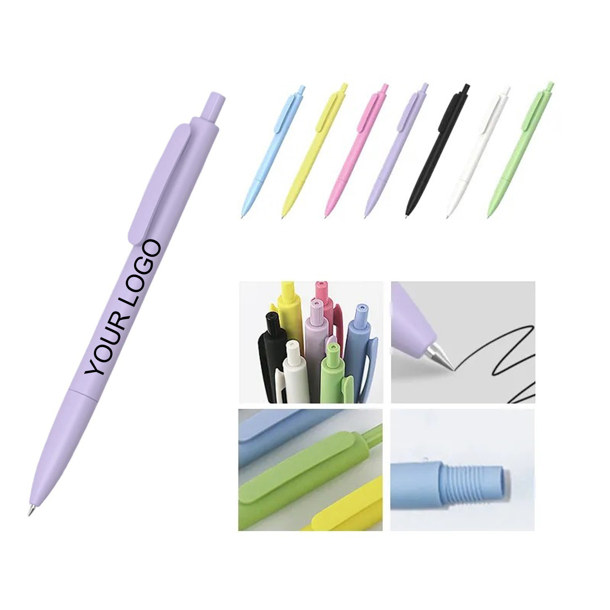 Plastic Ballpoint Pen for Office Use and Promotions 2