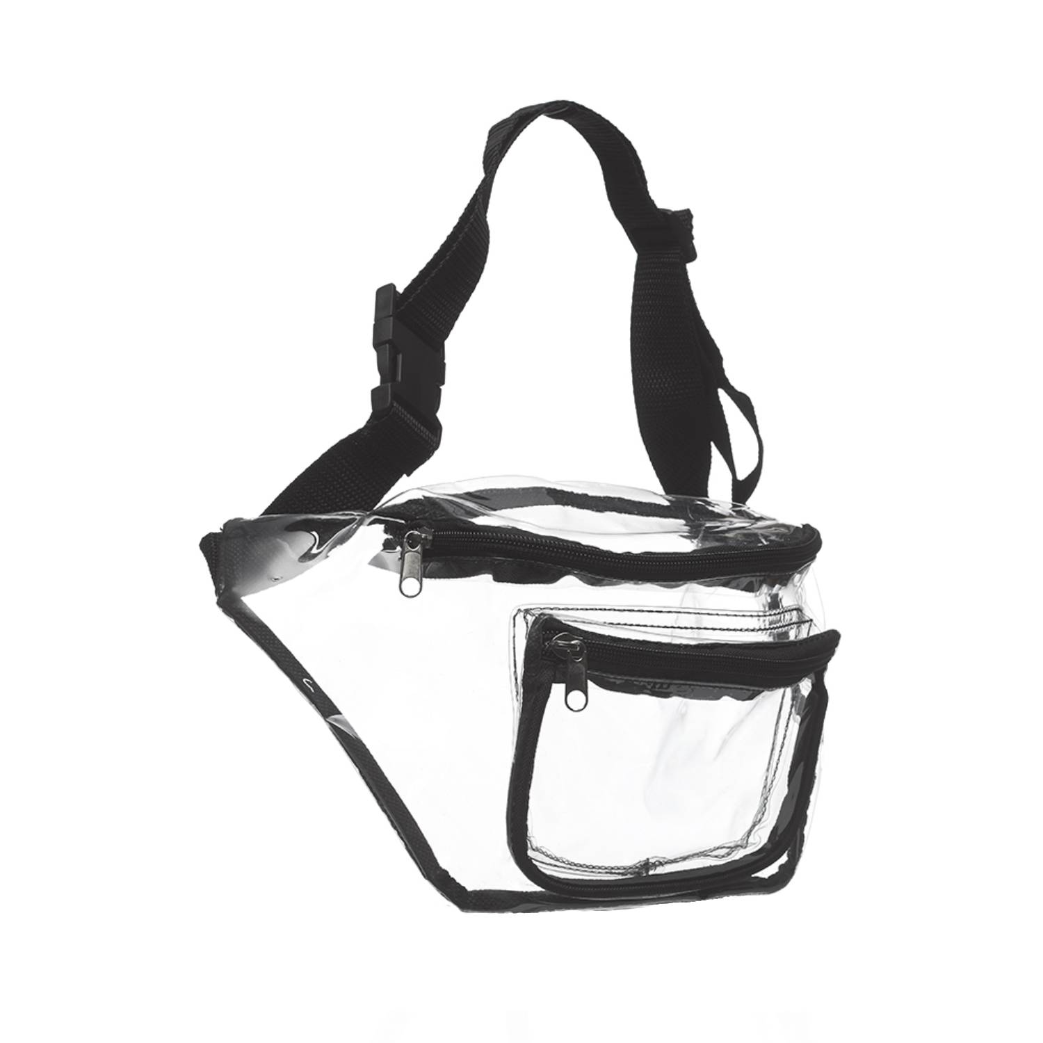 Transparent Zippered Fanny Pack Waist Bag 3