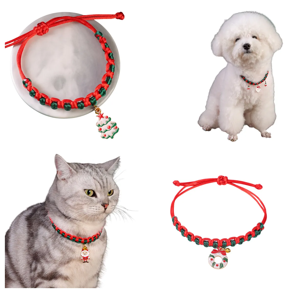 Christmas pet collar 4