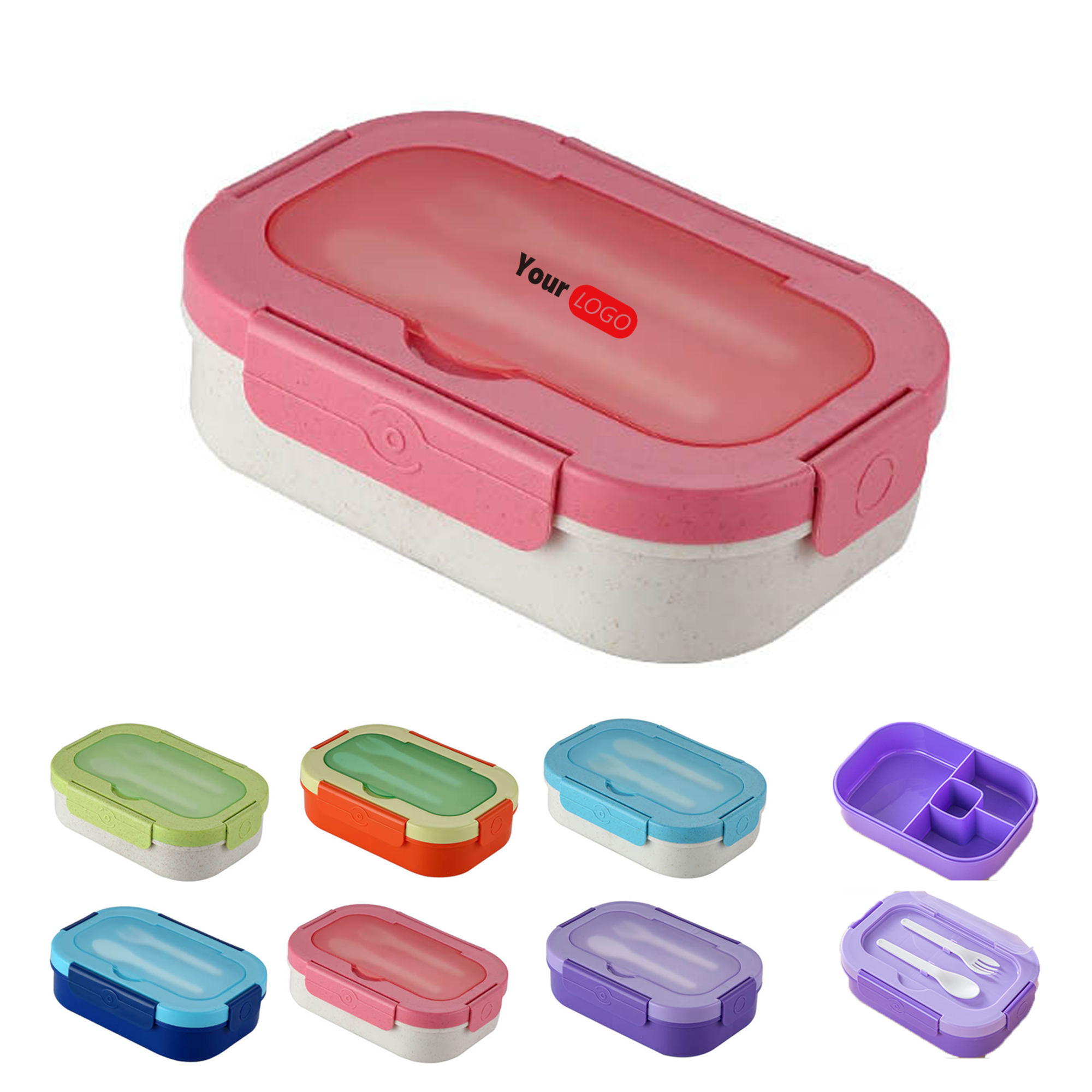 Leak-Proof Kids Lunch Box - 4 Compartments, 44oz 2