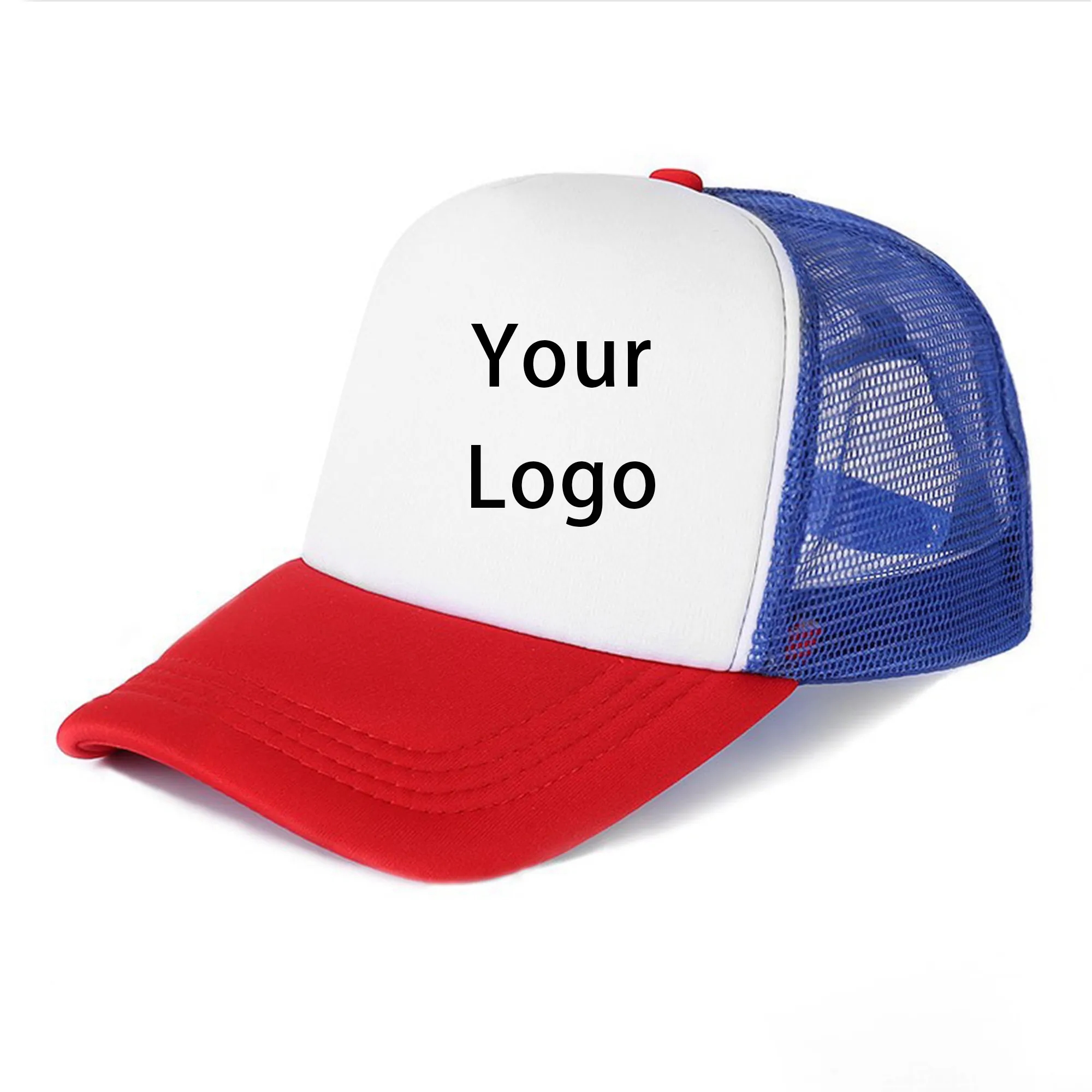Cotton Baseball Cap With Mesh 2