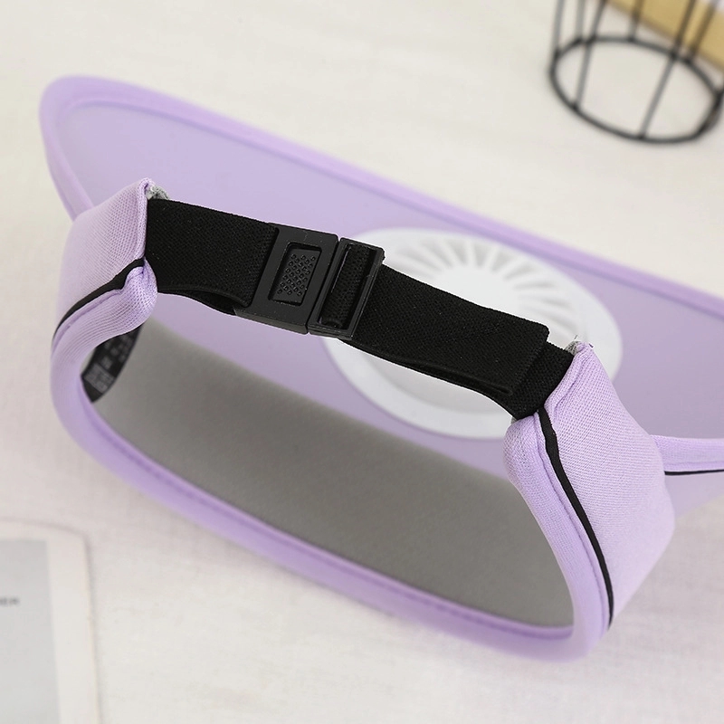 Custom Visor cap with Rechargeable fan 6