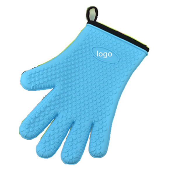 Silicone Oven Mitts Baking Barbecue Gloves 1