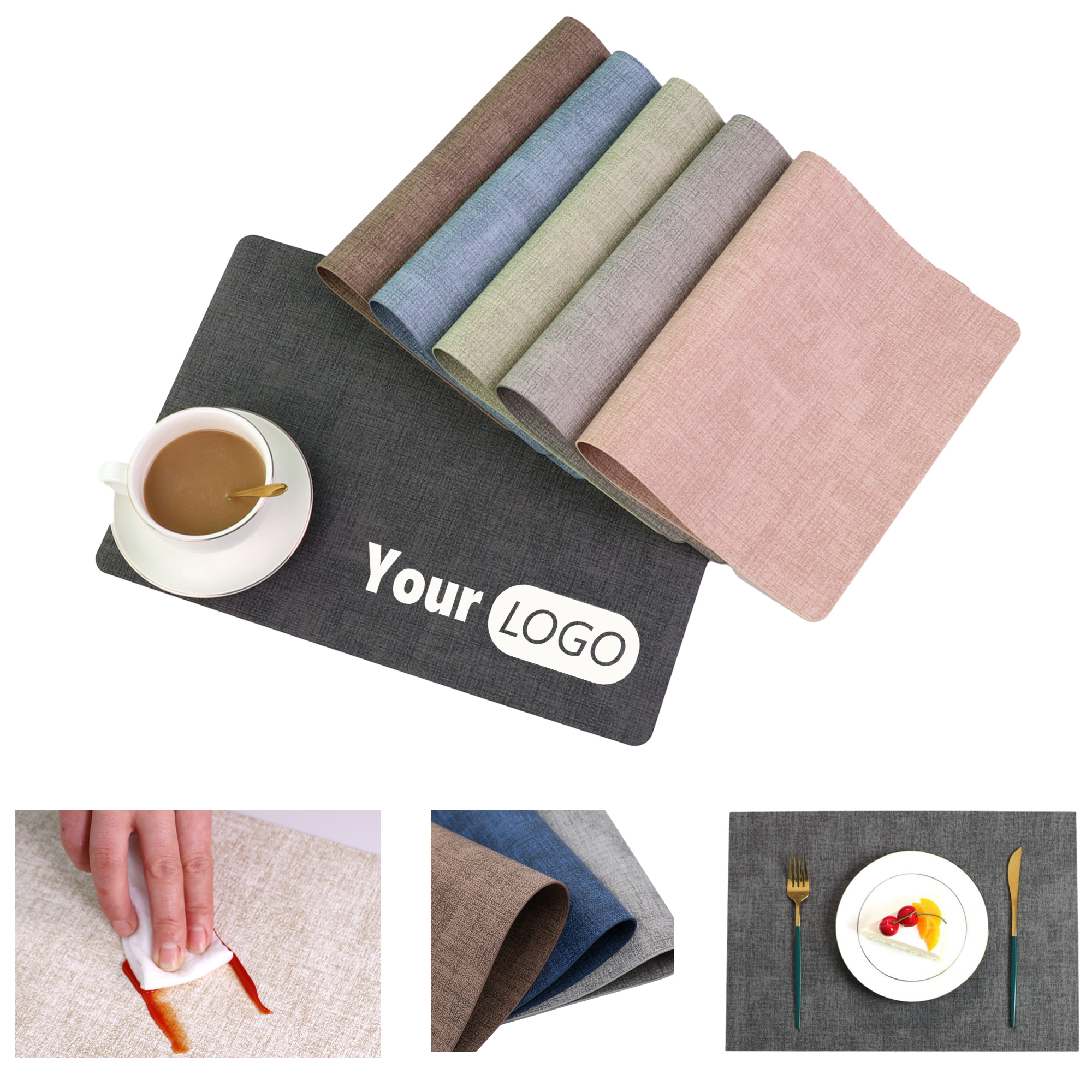 Heat Resistant Leather Placemats 2
