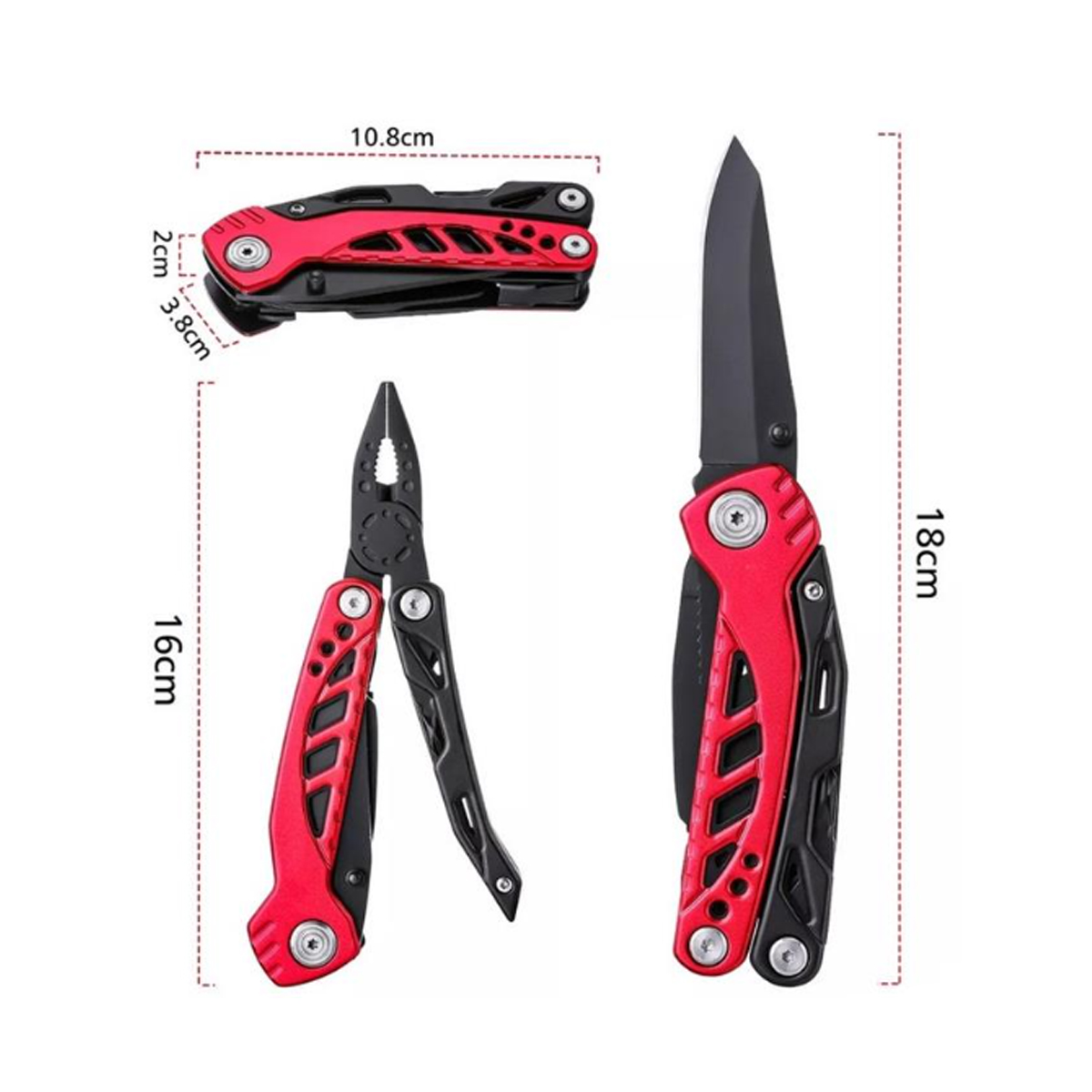 Multi Function Pocket Knife with Pliers Tools 7