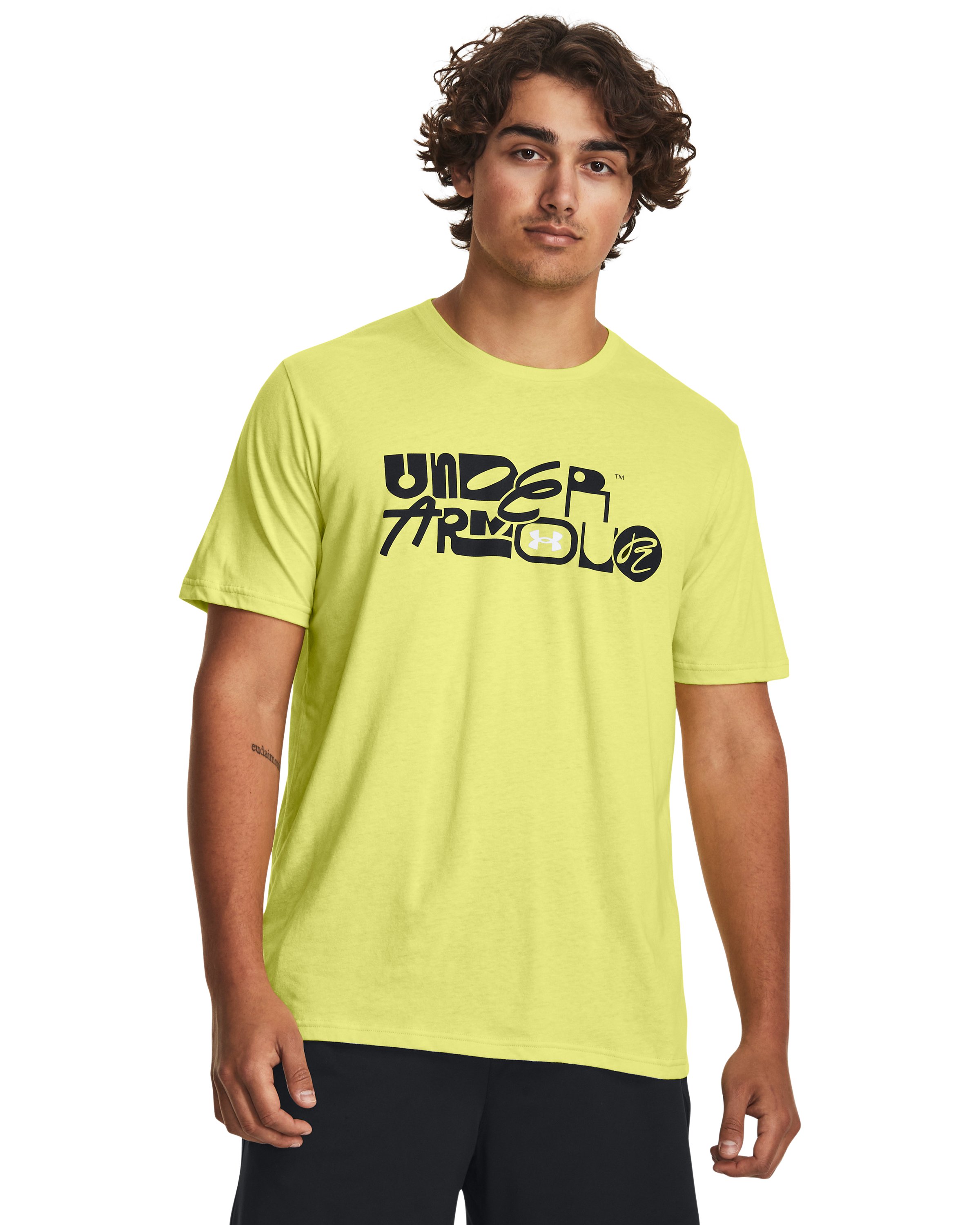 UA Mixed Wordmark Men's Short Sleeve 4