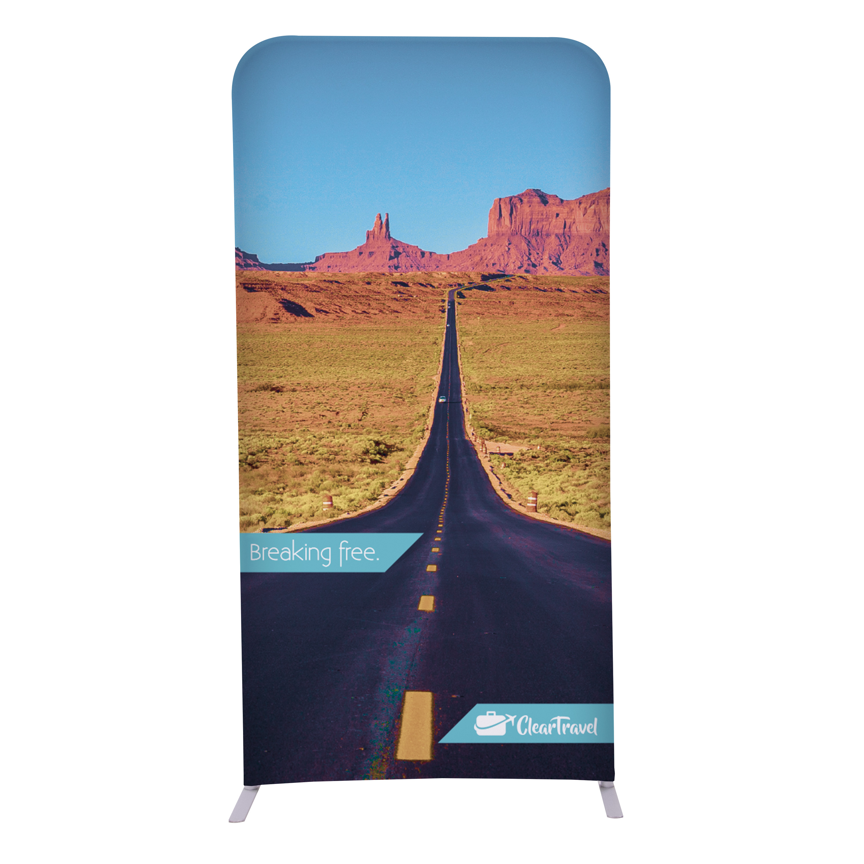 3'W x 72"H EuroFit Straight Wall Kit (Biodegradable Fabric) 3