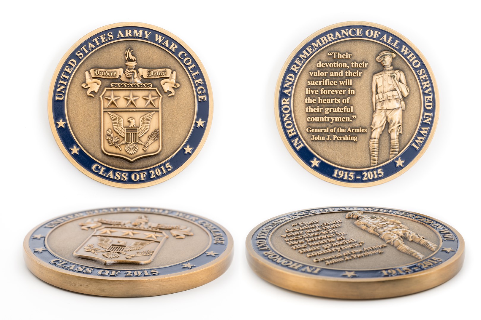 3D Alloy Custom Double Sided Coin 2