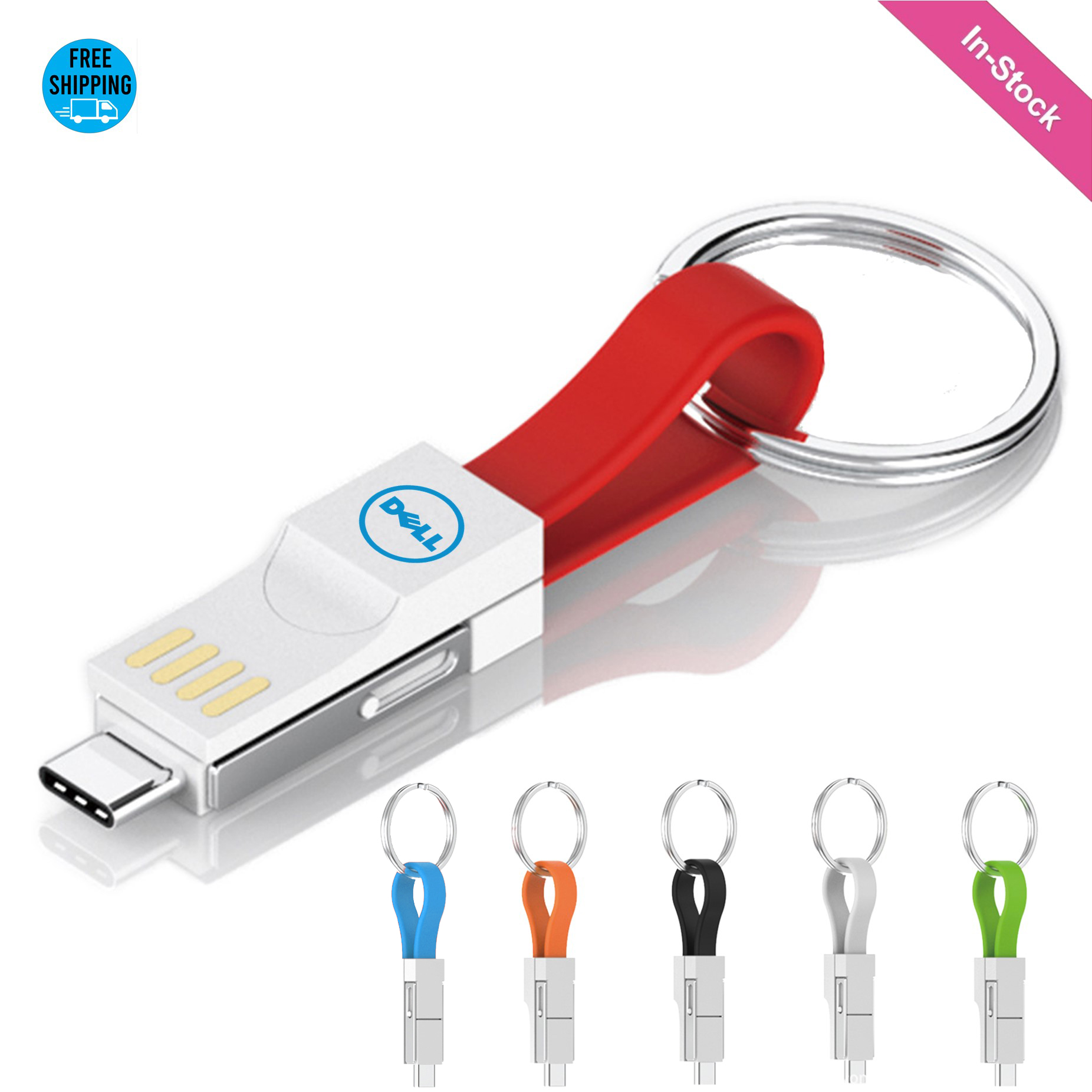 3-in-1 Mini Magnetic Charging and Data Cable Keychain 6