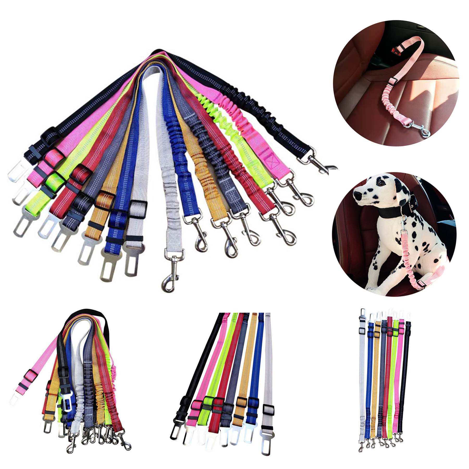 Dog Elastic Seat Belt 2